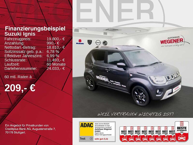 Suzuki Ignis COMFORT AUTOMATIK HYBRID KAMERA LED