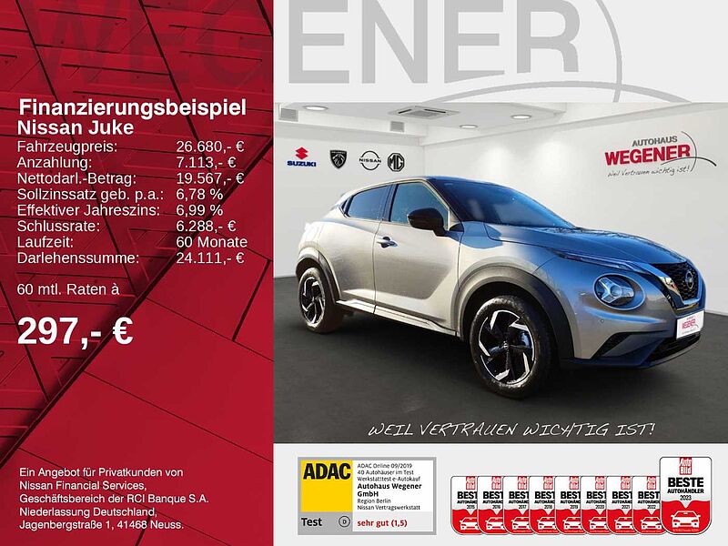 Nissan Juke 1.0 DIG-T 114 PS 7DCT