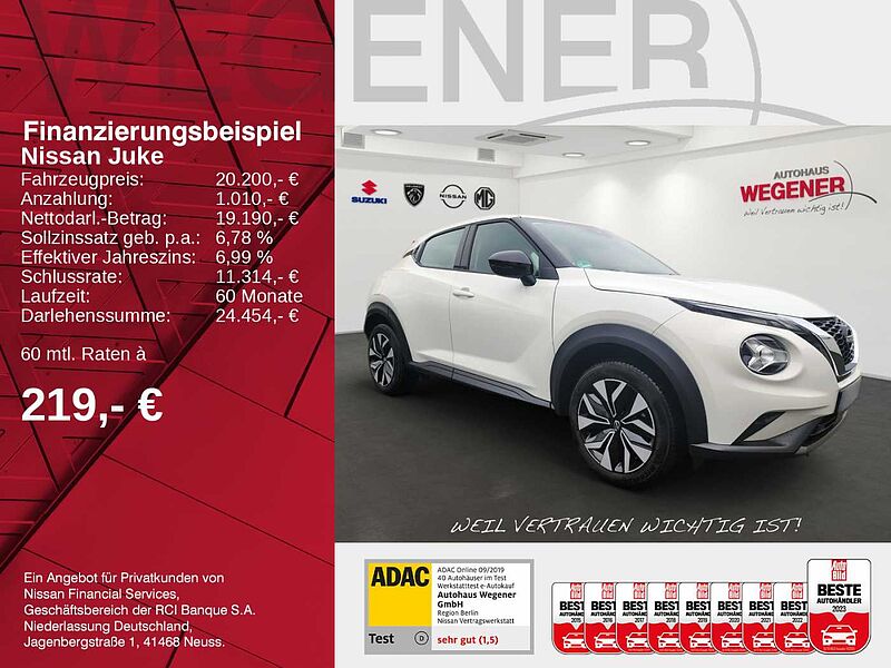 Nissan Juke 1.0 DIG-T 114 PS 6MT