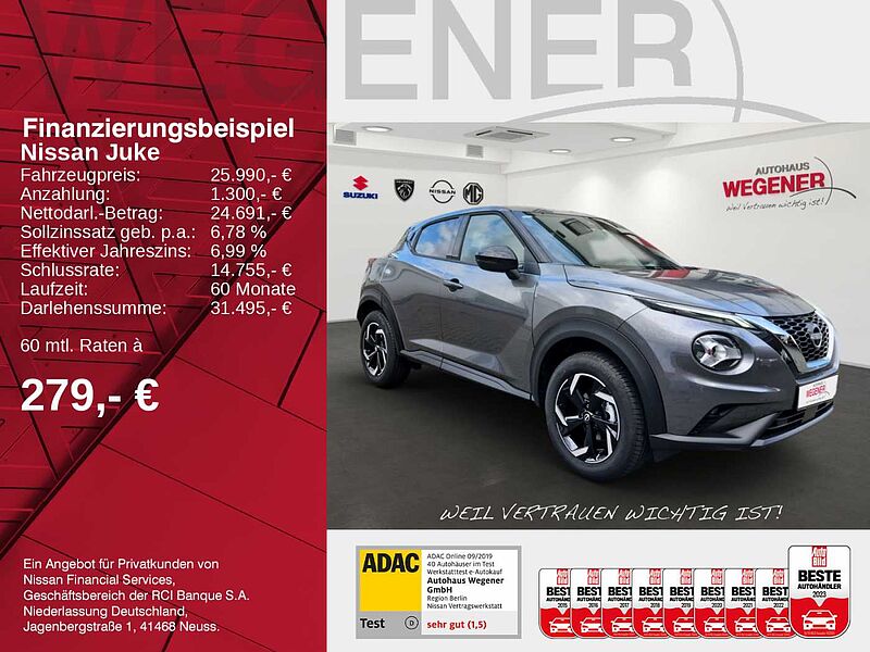 Nissan Juke 1.0 DIG-T 114 PS 7DCT