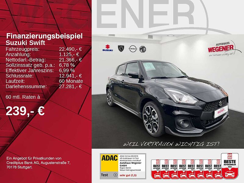 Suzuki Swift SPORT | 129 PS | ALU | NAVI | KLIMA | TOP