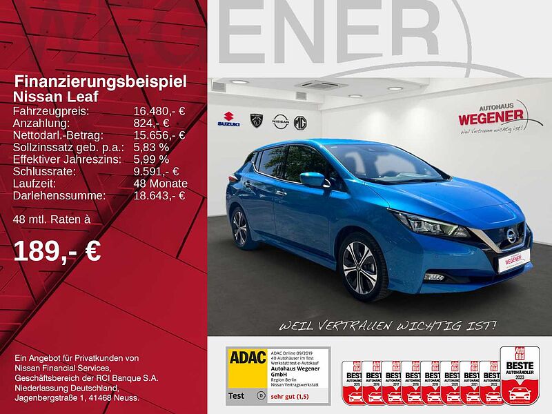 Nissan Leaf (ZE1) MY19 40kWh N-Connecta Winterpaket