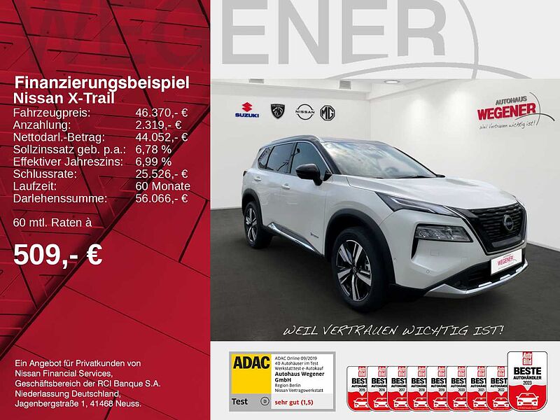 Nissan X-Trail 1.5 VC-T e-POWER 204PS TEKNA  Head-up-Disply CarPlay LED Einpart-Automatik