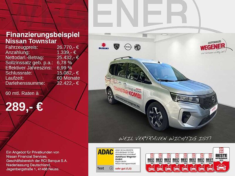 Nissan Townstar KOMBI N-CONNECTA L1 DIG-T 130 6MT 2ST