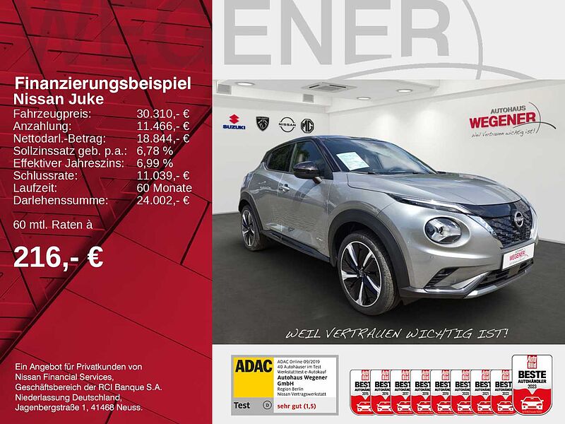 Nissan Juke 1.6 HYBRID 143 PS Automatik