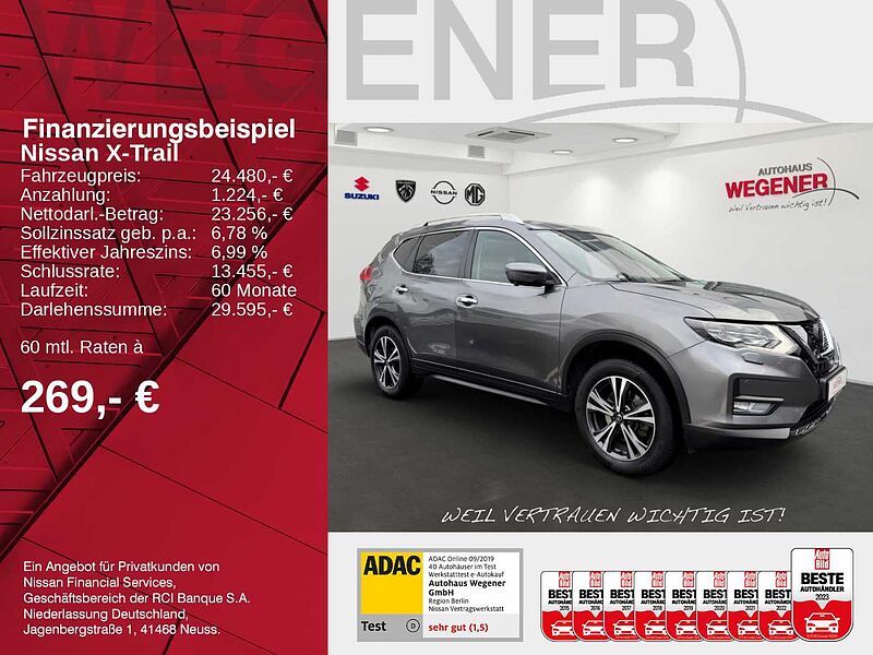 Nissan X-Trail 1.3 DIG-T DCT / 360 / ALU / LED