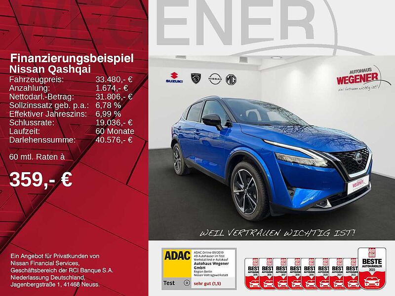 Nissan Qashqai 1.3 DIG-T MHEV 158 PS